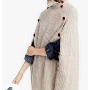 J Crew Convertible Sweater Cape